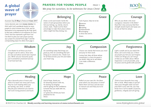 Prayer Journey for Young People